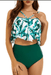 Green Swimsuit Double Layer