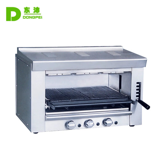 restaurant kitchen equipment Ceramic Infrared Burners Heating Commercial Tabletop Oven Grill Kitchen Gas Salamander