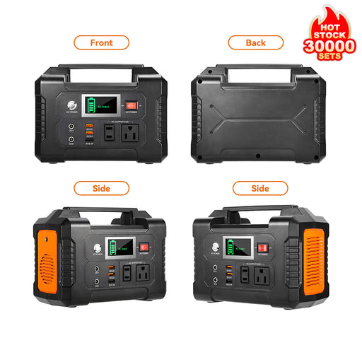 200W All-in-One Power Storage Camping Battery Charger: Portable Solar Generator for Back-Up and On-the-Go Power