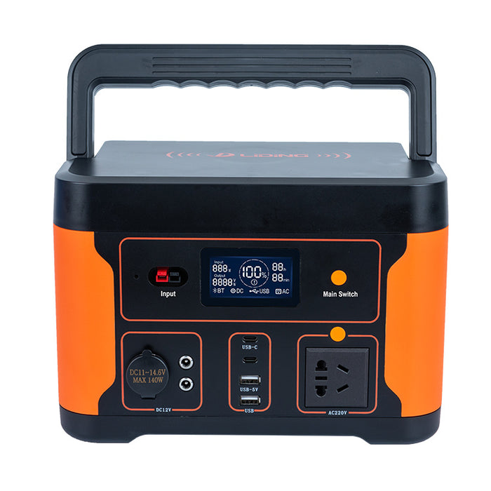 Mini Solar Generator: 500W Power Supply, 160,000mAh Lithium LiFePO4 Battery, 500Wh Portable Power Station