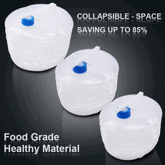 5L 10L 15L BPA Free Collapsible Portable Water Container for Outdoor Emergency