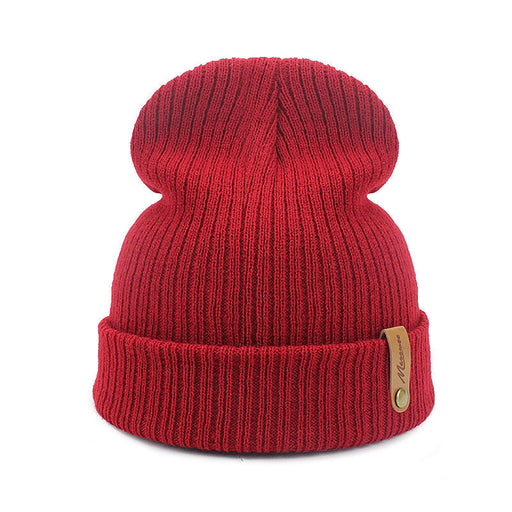 Hat Men's And Women's Autumn And Winter Knitting Wool Beanie Sleeve Hat Warm Fashion Hat