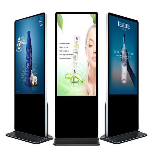 Custom Vertical Advertising Screens 55 Inch Indoor Potable LCD Digital Signage
