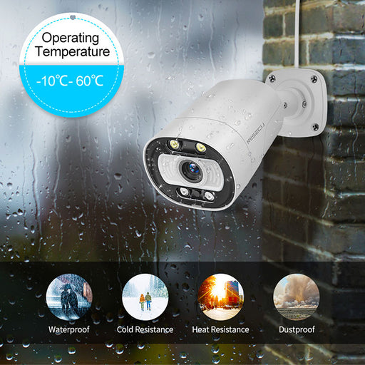 Complete 5MP PoE Security Camera System Kit for Ultimate Safety and Security