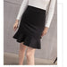 High Waist Bag Hip Fishtail Skirt Plus Size Short Skirt