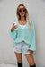 Hollow Personality V-neck Fashion Loose Cardigan Button Sweater Sweater