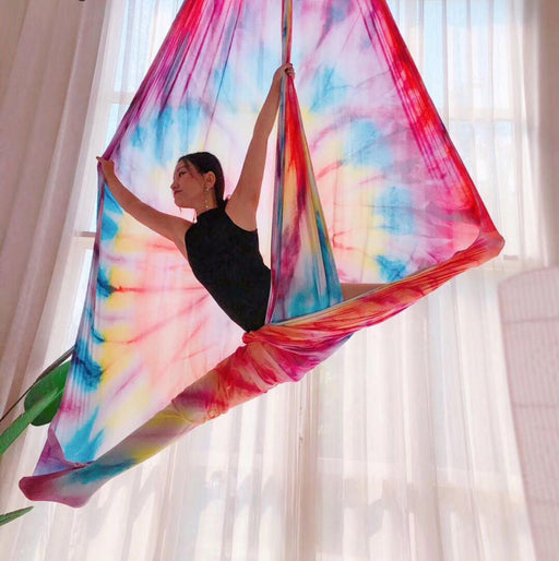 Home Color Gradient Aerial Yoga Hammock Fabric