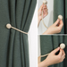 Hooked dormitory magnets free punching lace storage straps curtains with magnet buckles curtains fixed clip free