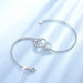I Love You Letter Bracelet 925 Solid Silver High Grade Jewelry