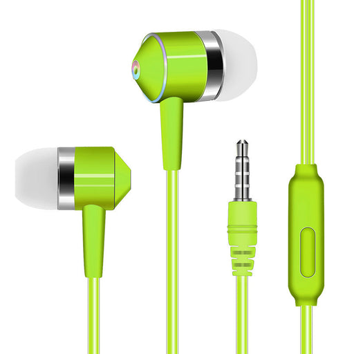 In-ear Wire-controlled Mobile Phone Headset With Microphone