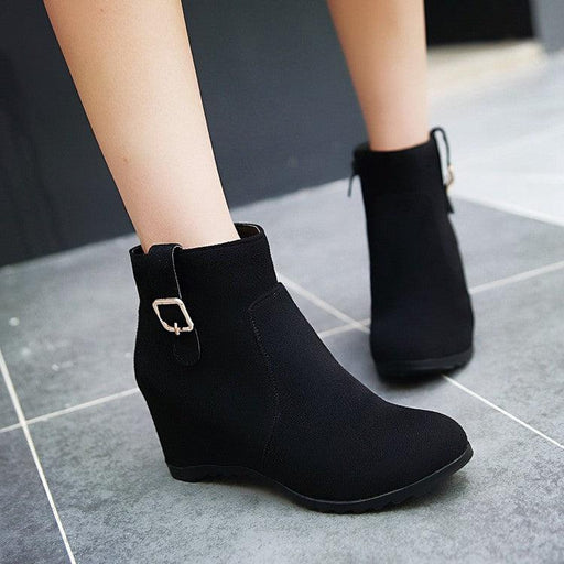 Inner increase high heel women's boots
