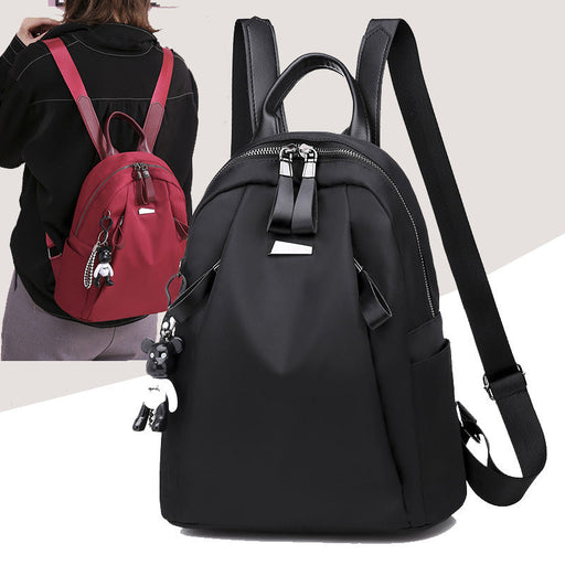 Ins Fashion Backpack Women Solid School Bag Outdoors Travel Bags Girl