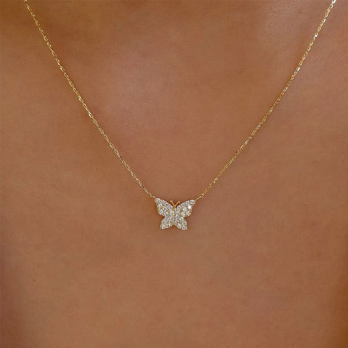 Ins Style Butterfly Necklace