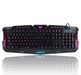 J10 tricolor backlight wired gaming keyboard set colorful luminous gaming mouse keyboard Russian keyboard