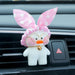 Kawaii Cafe Duck Toy Cartoon Cute Duck Car Decor Animal Dolls