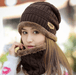 Knit Hat Female Winter Cap Warm And Hat