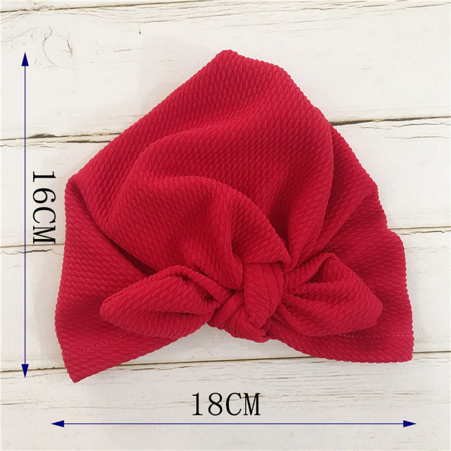 Knot Bow Baby Headbands Toddler Headwraps 6m-18m Baby Turban