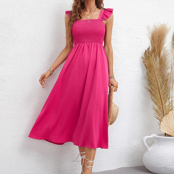 Lace Sling High Waist Slim-fit Elegant Dress