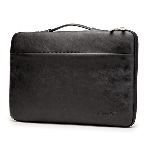Leather Laptop Bag With Portable Liner