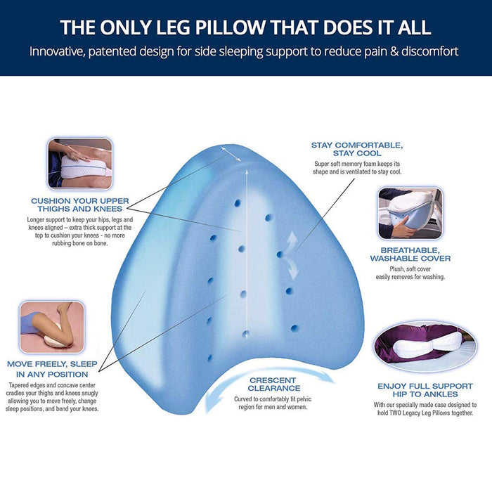 Leg Knee Pillow Slow Rebound Memory Comfortable