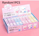 Long Candy Color Wipe Clean Eraser Student School Supplies