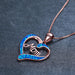 Love-shaped MOM Letter Pendant Necklace Mother's Day Gift Jewelry