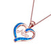 Love-shaped MOM Letter Pendant Necklace Mother's Day Gift Jewelry