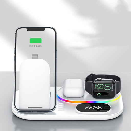 Magnetic Mobile Phone Wireless Charging Treasure 13 Wireless Four-in-one Watch Charging Power Bank
