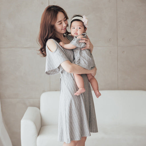 Maternity Dress Breastfeeding Parent Child Go Out Style
