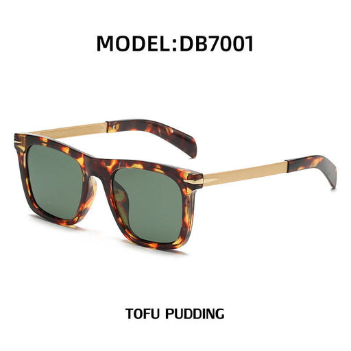 Mens Fashion Retro Polarized Box Sunglasses