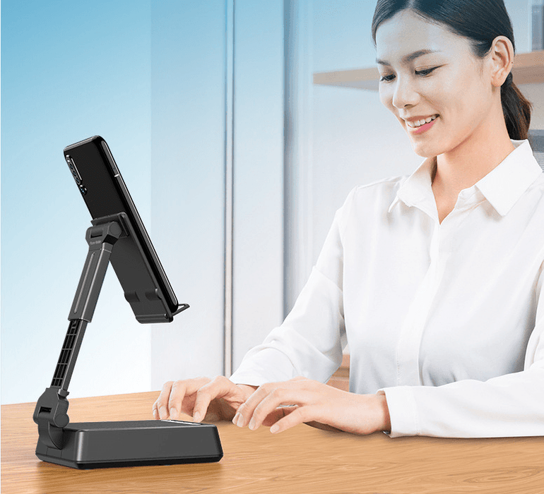Mobile Phone Smart Broadcaster Stand Wireless Bluetooth Speaker Device HD Mic Strong Sound Field For Live Broadcast Desk Holder