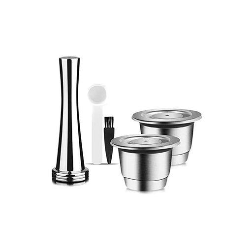 Modern Simple Stainless Steel Coffee Capsule Cup Set
