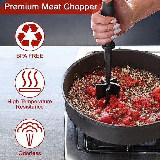 Multifunctional Meat Chopper Cooking Scraper Grinder Kitchen Gadgets
