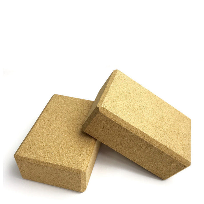 Natural Cork Yoga Bricks High Density Yoga Bricks