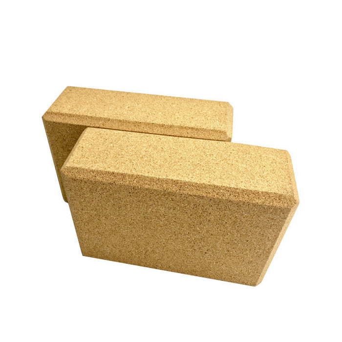Natural Cork Yoga Bricks High Density Yoga Bricks