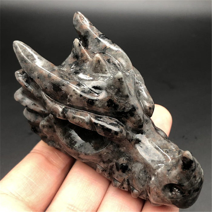 Natural Crystal Carved Flame Stone Faucet