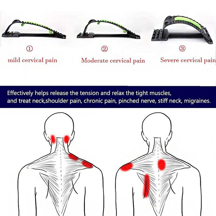 Neck Massage Cervical Traction Pain Relief Posture Corrector Acupressure