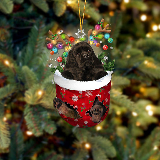 New Creative Cute Christmas Socks Dog Pendant Decoration Holiday Gift