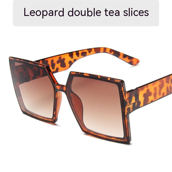 New Large Square Frame Sunglasses For Women