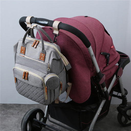 New Mommy Backpack Can Hang Baby Stroller Baby Bag Folding Crib Mommy Bag