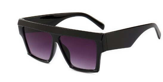 New Style Flat-top Sunglasses Large Square Frame