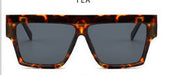 New Style Flat-top Sunglasses Large Square Frame