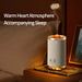 New Style Humidifier Simulation Flame Aroma Diffuser Volcano Household Desk