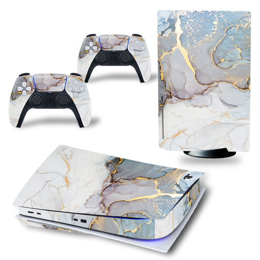 New White Playstation 5 Stickers Vinyl Decals PS5 Disk Skins Console Controllers