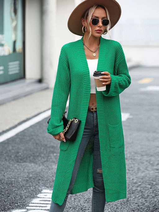 New Women's Solid Color Knitwear Women's Coat Sweater