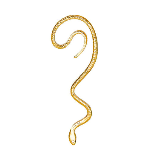 Non-hole Ear Clip Vintage Zircon Snake-shaped Earrings For Women