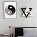 Nordic Personality Black And White Creative Wall Clock, Retro Silent And Simple Decorative Clock