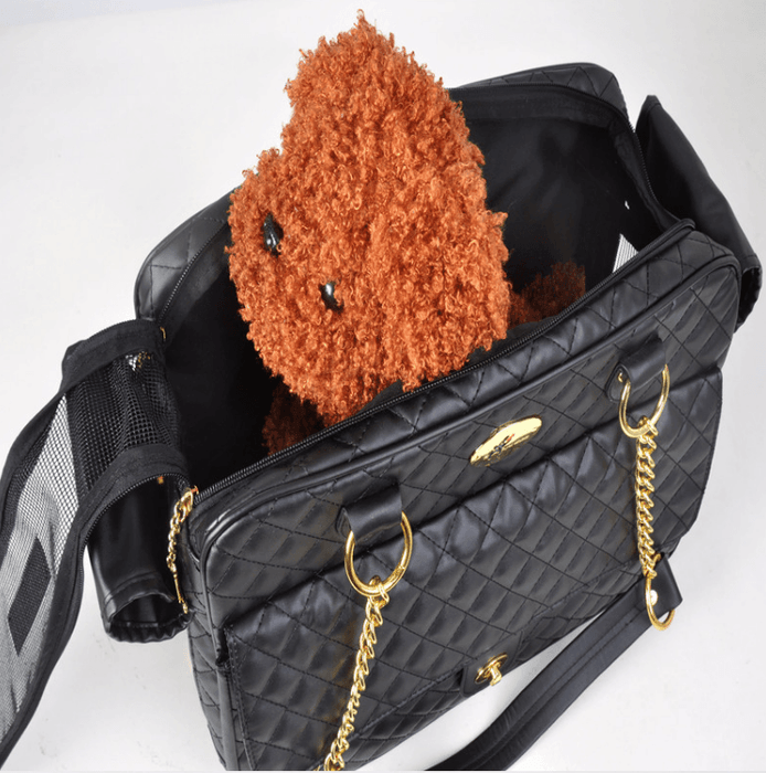 Pet Bag Pu Press Checker Cat Backpack Out Portable Travel Bag Dog Bag Cat Bag Pet Products Wholesale