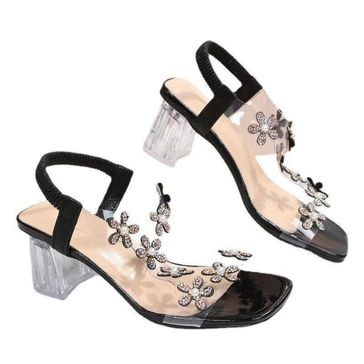 Plus Size Women's Casual Chunky Heel Sandals