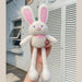 Plush Pull Ears Rabbit Stretch Doll Keychain